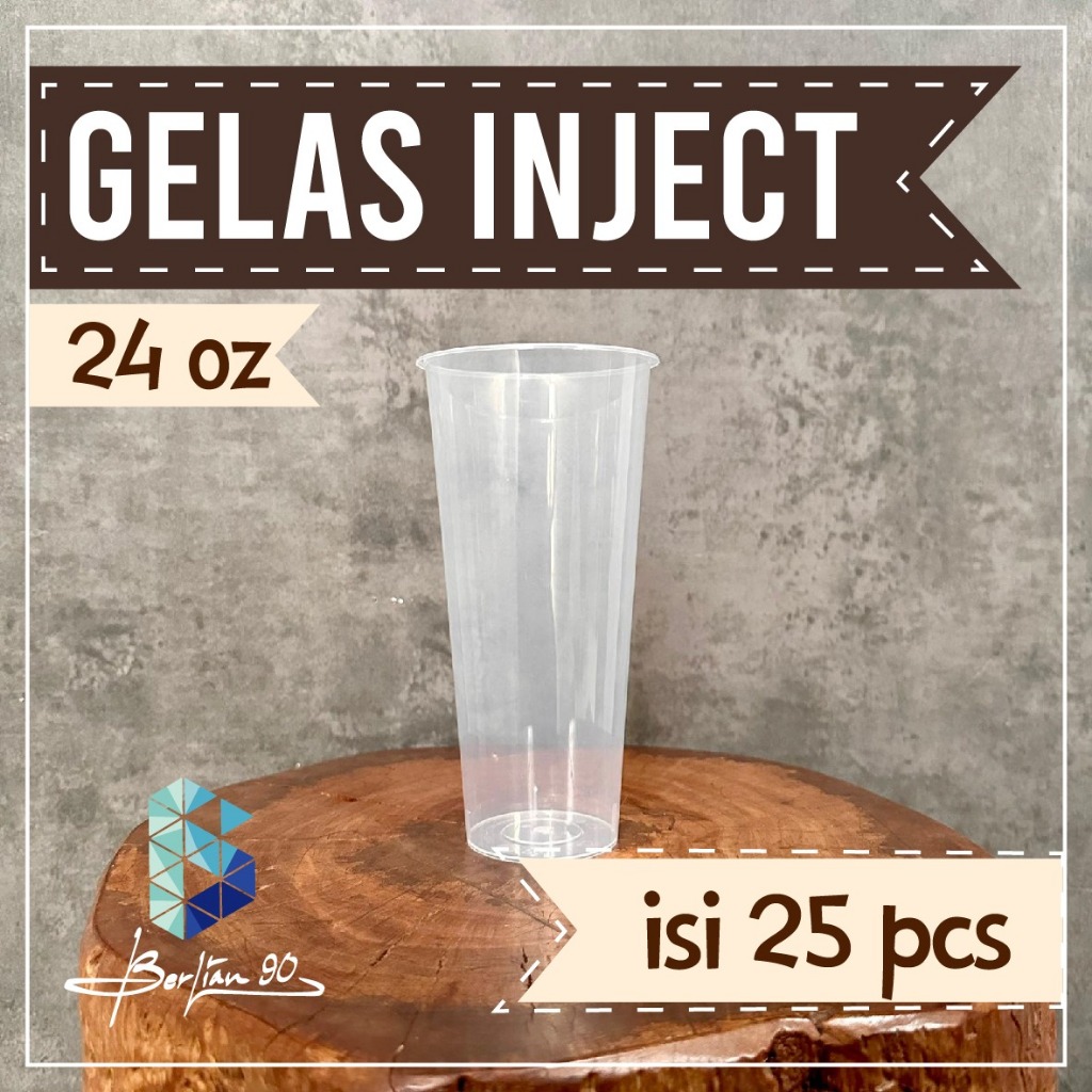 Jual injection gelas / gelas inject / gelas plastik injec / gelas ...