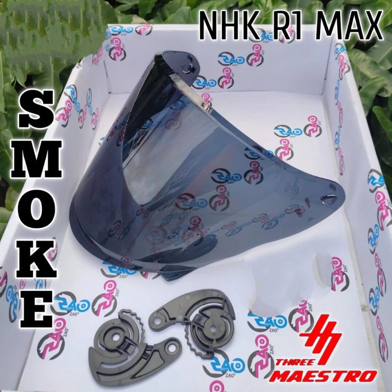 Jual Kaca Helm NHK R1 MAX R1 ELITE Visor Helmet Flat Venom open r1max ...