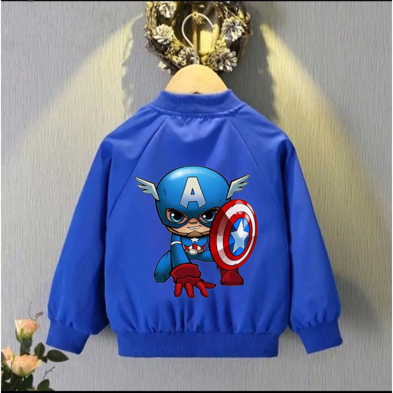 Nevada Wording Bomber Jaket Anak Laki-laki