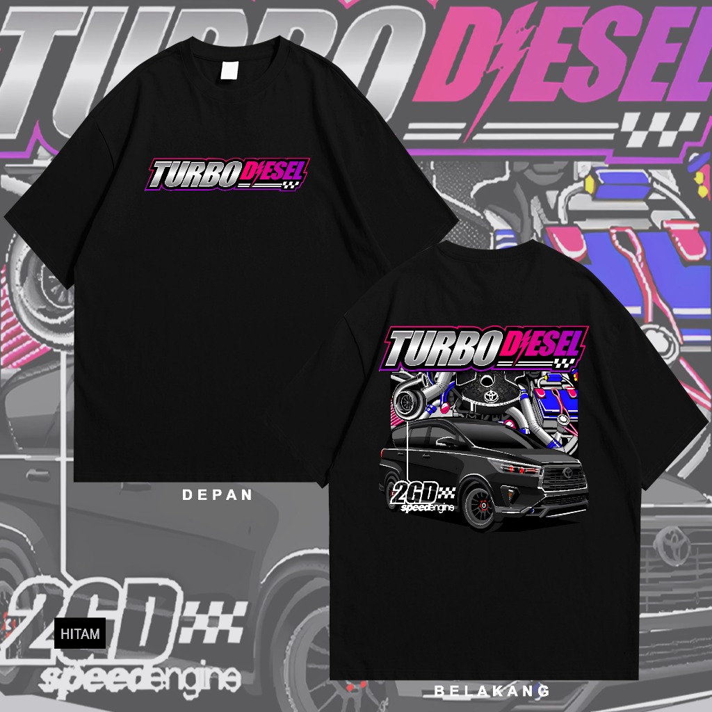 Jual Kaos Racing MESIN TURBO DIESEL INNOVA 2GD SPEED ENGINE Baju Mobil ...