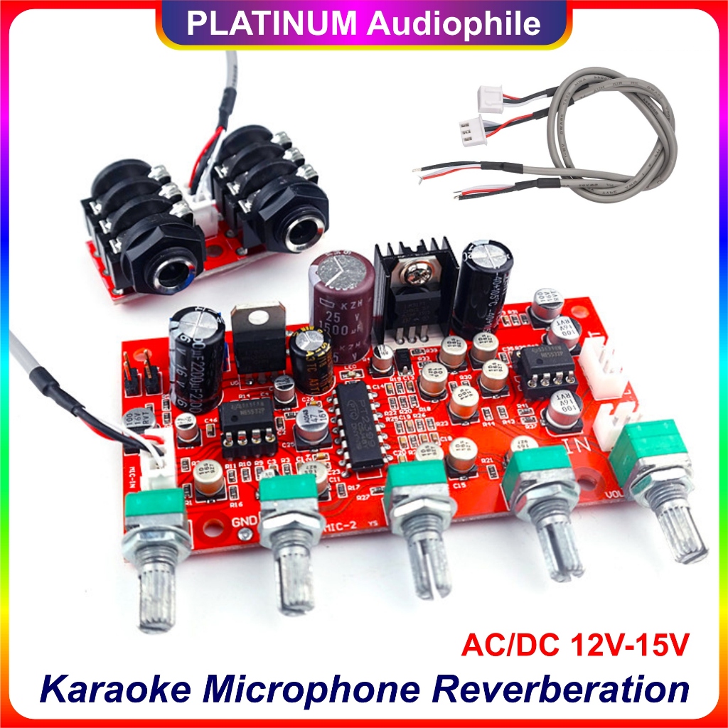 Jual PT2399 Karaoke MIC Microphone Reverberation Modul Digital Echo ...