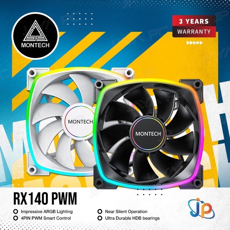 Jual Montech Cooler Fan Case RX140 PWM ARGB - Fan Casing 14cm | Shopee ...