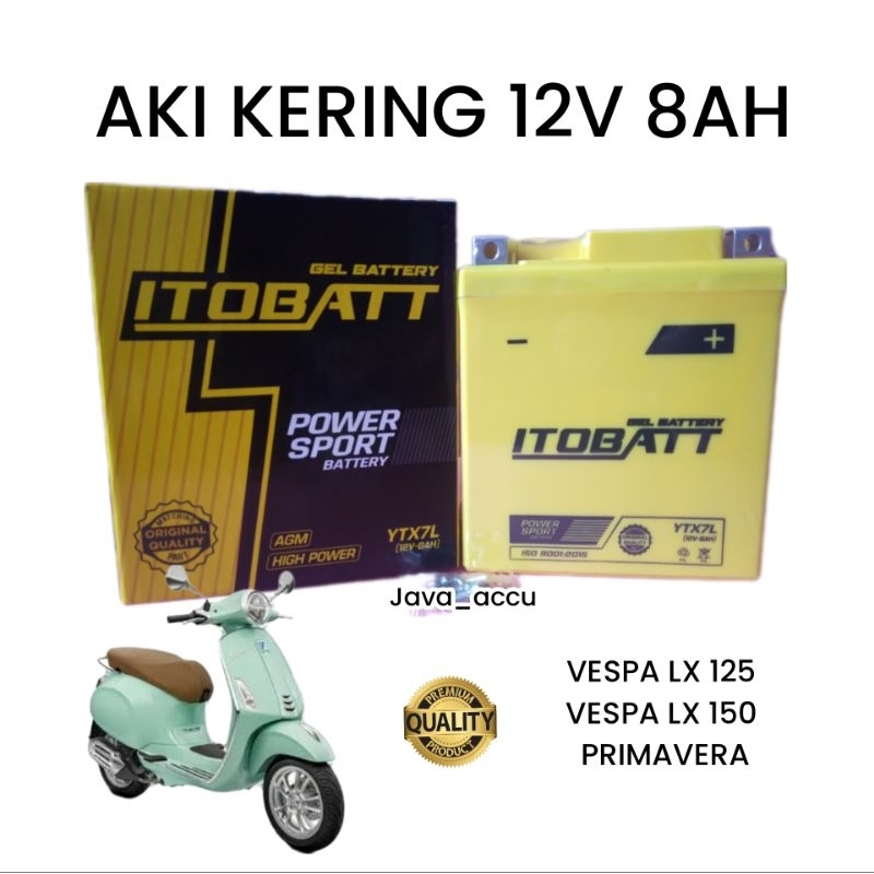 Jual Aki Motor Vespa Lx N Max R Mt X Max Cbr Vespa