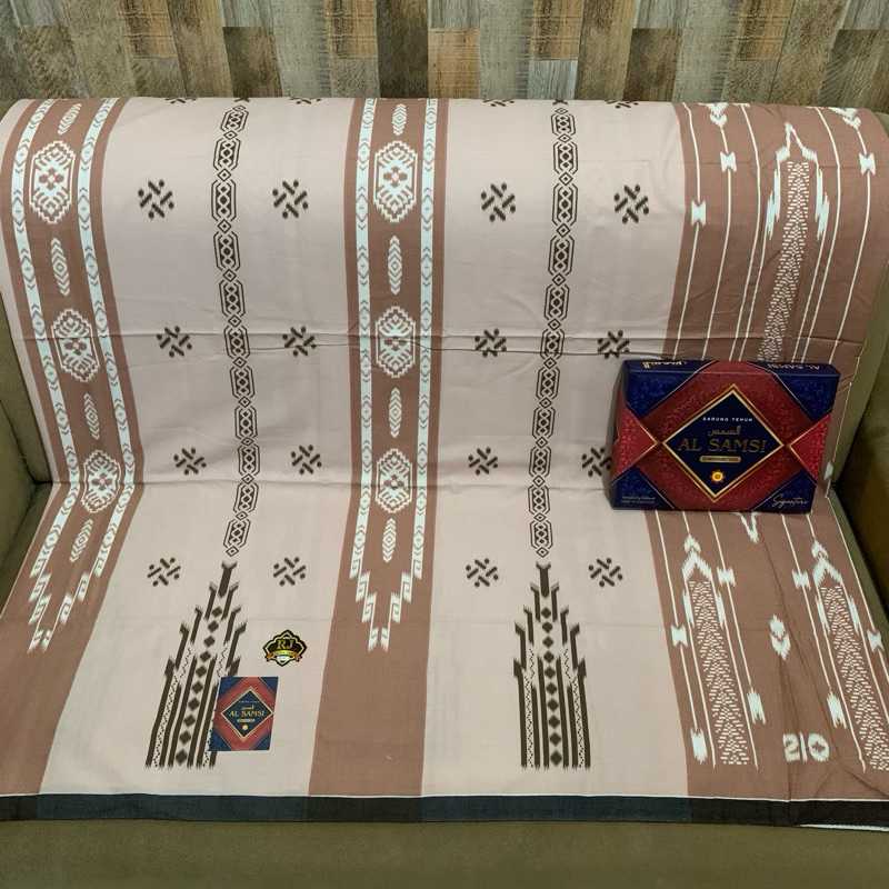 SARUNG MOTIF TENUN ALSAMSI MOTIF BHS TERBARU