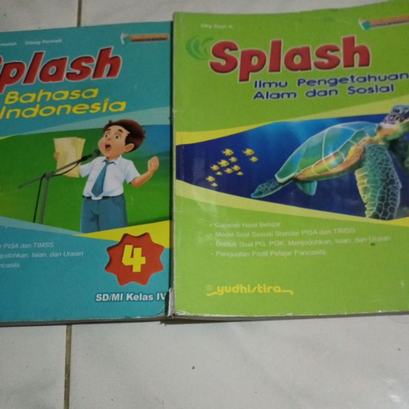Jual Splash untuk kls 4 SD ( kurikulum merdeka ) ORIGINAL | Shopee ...