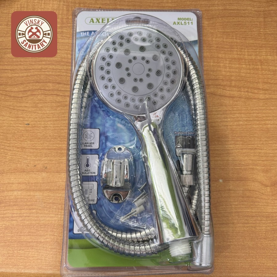 Jual New AXEL Handshower Mandi Chrome / Handsower Mandi Bagus | Shopee ...