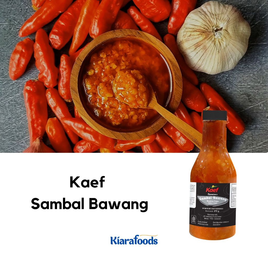 Jual Kaef Sambal Bawang 270 gram | Shopee Indonesia