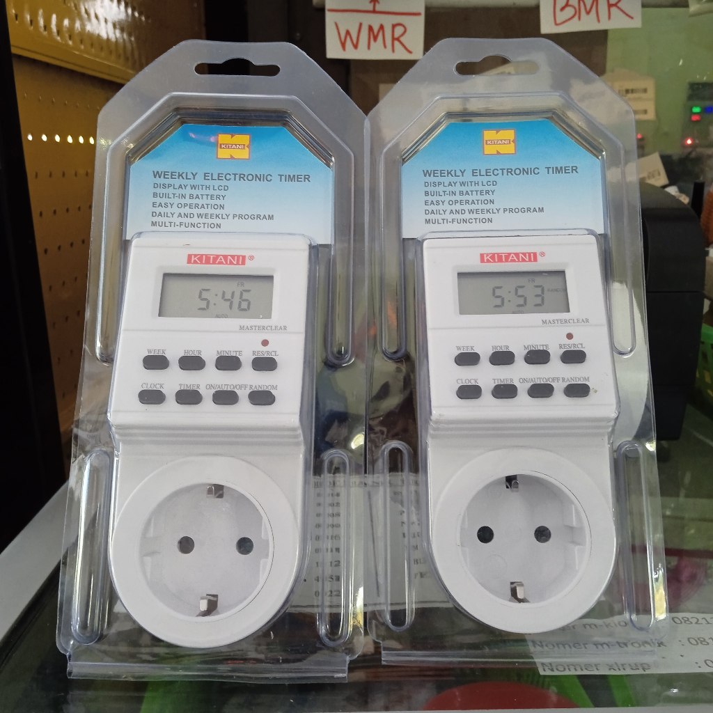 Jual Timer Digital Kitani Nutron tech Stop Kontak Colokan Saklar ...