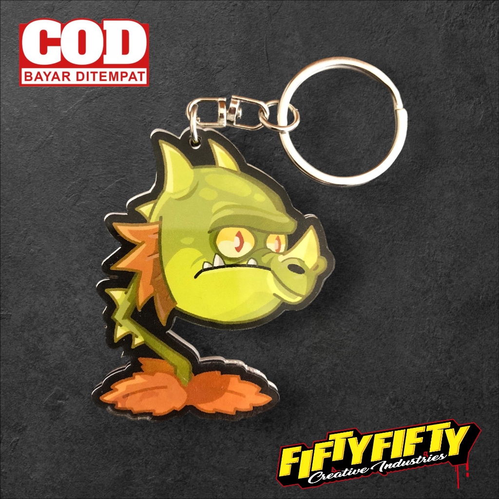 Jual Gantungan Kunci Karakter SNAPDRAGON Plants Vs Zombies Keychain ...