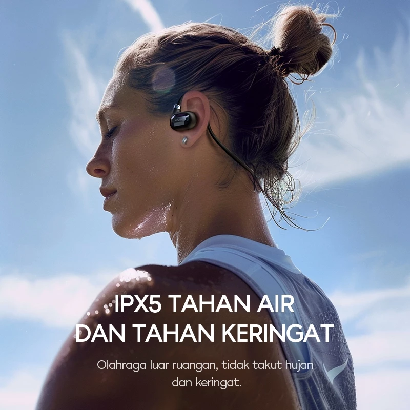 VIVAN SPORT S Open Ear OWS TWS Olahraga | Bluetooth 5.4 | Dual ENC Powerfull Bass - Garansi 1 Tahun
