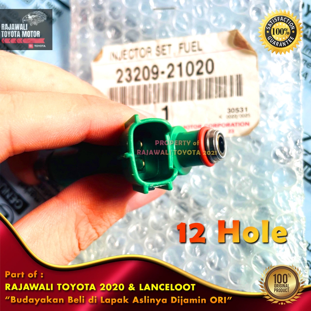 Jual Nozzle Injektor Altis, Yaris & Vios 12 Hole Mesin 1NZ 2NZ Lubang ...