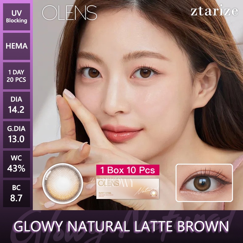 Jual ztarize - Ready Stock - OLENS 🇰🇷 Glowy Natural Latte Brown 1 Day ...