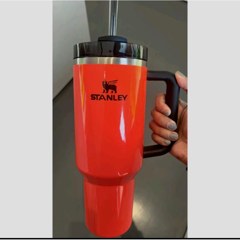 Jual NEON ORANGE Stanley Tumbler - Botol Minum Quencher - Queen.cloth ...