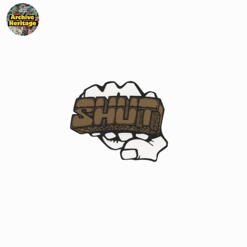 Jual sticker Shut Skateboards brass stiker logo brand clothing | Shopee ...