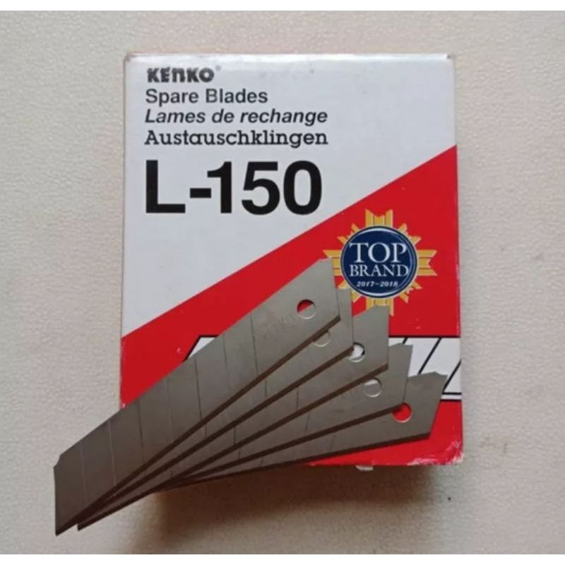 Jual isi 5pc cutter besar tebal kenko L 150 refill karter kater cutter ...