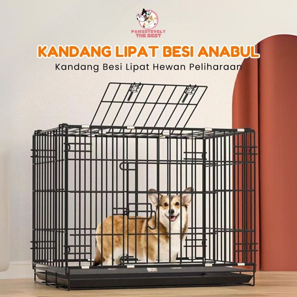 Jual Kandang Lipat BESI Anjing Kucing - Kandang Hewan Peliharaan Anabul ...