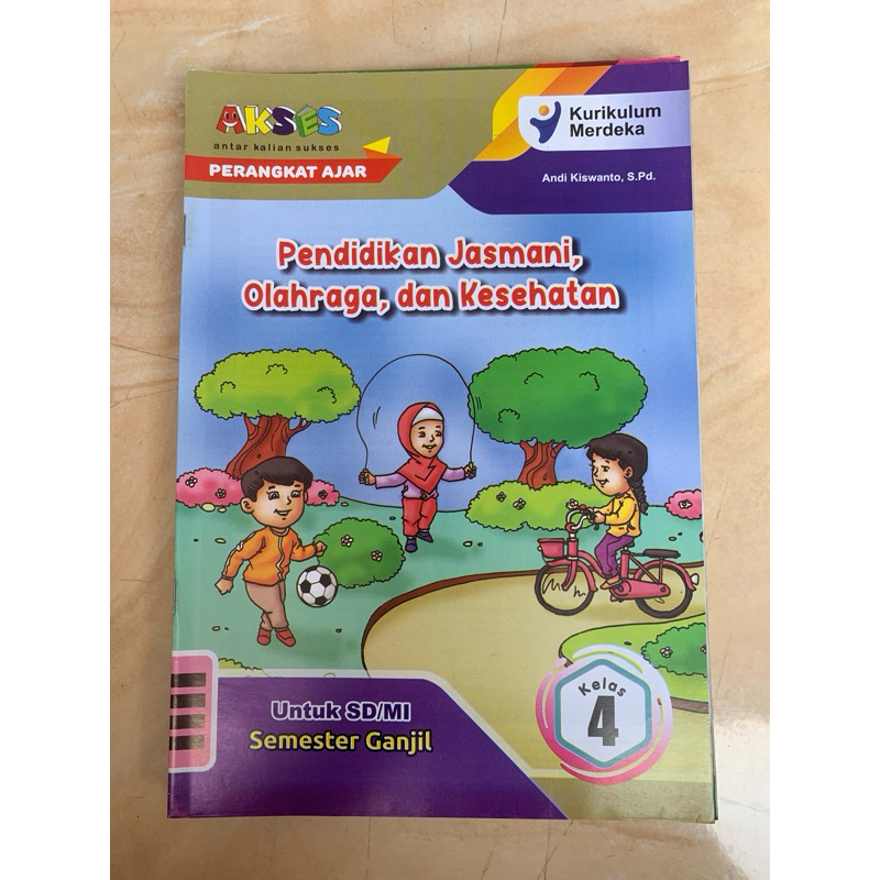 Jual Buku Perangkat Ajar PJOK Kurikulum Merdeka Kelas 4 SD | Shopee ...
