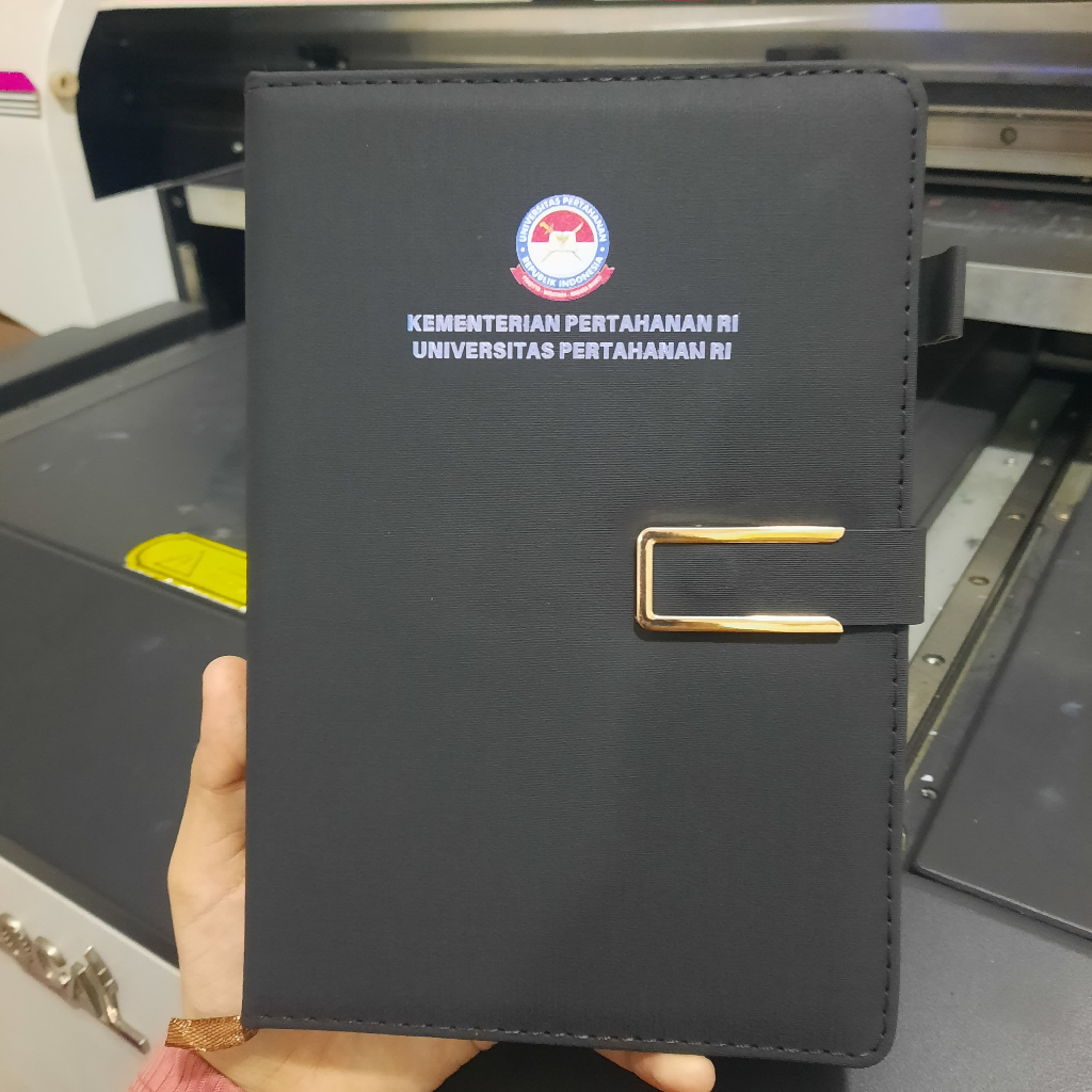 Jual Buku Agenda Catatan Kerja Binder Map Kertas A5 Custom Print UV ...