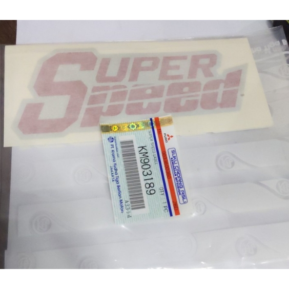 Jual STIKER SUPER SPEED untuk canter ORIGINAL KTB KM 903189 km903189 ...