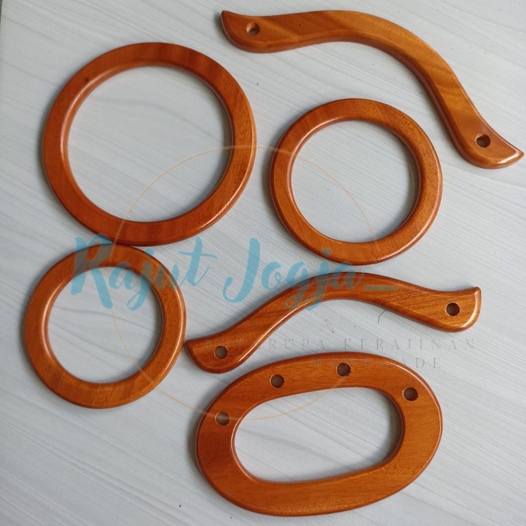 Jual handle tas pegangan tas dari kayu harga grosir satuan/PER BIJI ...