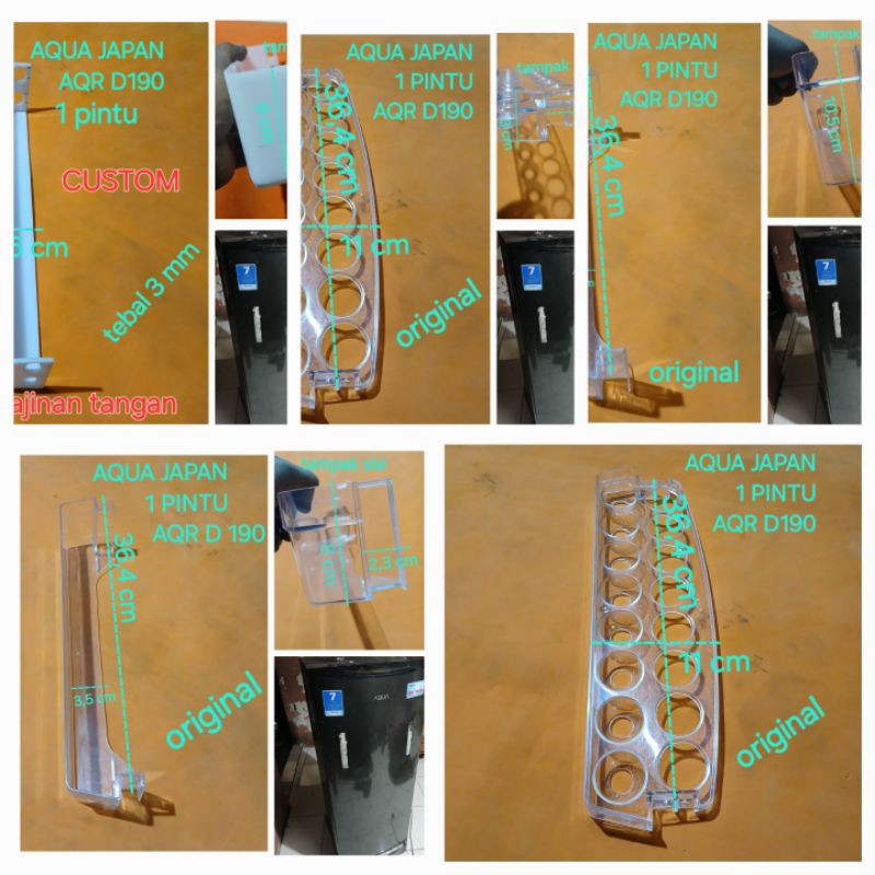 Jual RAK KULKAS bagian pintu AQUA JAPAN,RAK BOTOL,RAK TELOR ORIGINAL ...