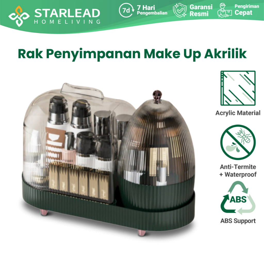 Jual Codstarlead Rak Make Up Skincare Rak Akrilik Multifungsi