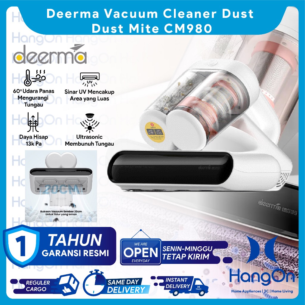 Jual Deerma CM980 Vacuum Cleaner Dust Mite UV-C Anti Debu Tungau ...