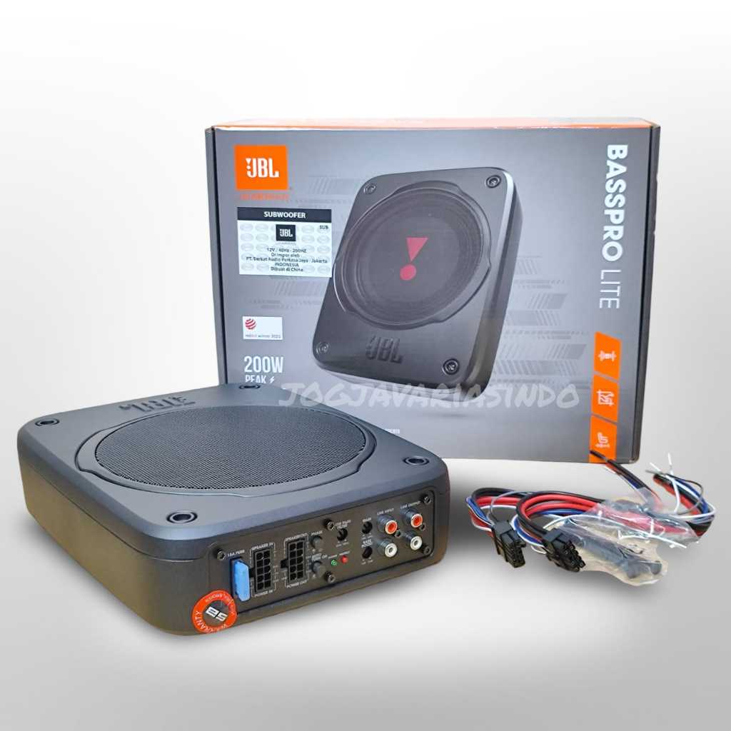 Jbl Inch Under Seat Subwoofer Subwoofer Aktif Kolong Jok Mobil JBL