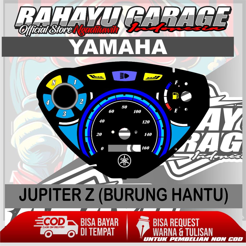 Jual PAPAN SPEEDOMETER CUSTOM JUPITERZBURHAN | Shopee Indonesia