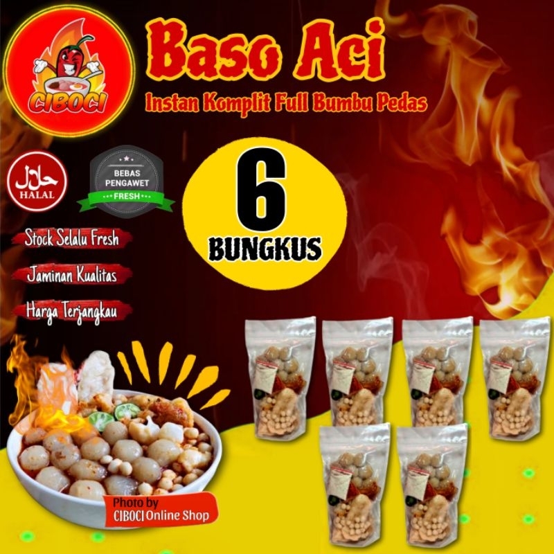 Jual 𝐂𝐈𝐁𝐎𝐂𝐈 [PAKET HEMAT 𝟔 𝐁𝐮𝐧𝐠𝐤𝐮𝐬] 𝐁𝐚𝐬𝐨 𝐀𝐜𝐢 𝐈𝐧𝐬𝐭𝐚𝐧 Komplit Full Bumbu ...