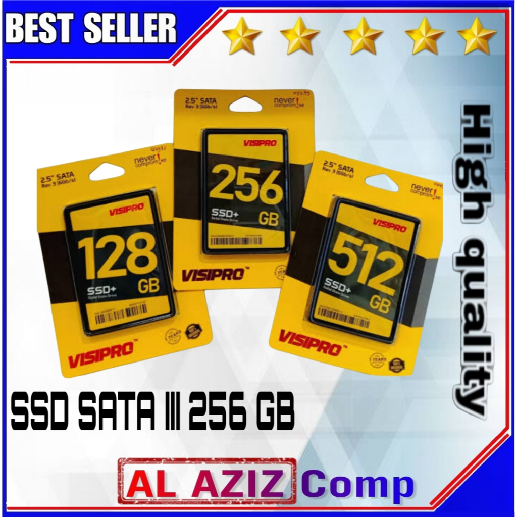 Jual SSD SATA III VISIPRO 256 GB RESMI Shopee Indonesia
