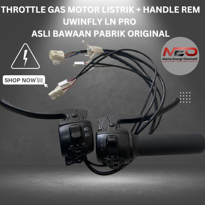 Jual Throttle Gas Hanlde Gas Motor & Handle Rem Listrik Uwinfly LN PRO ...