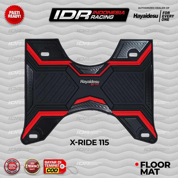 Jual Karpet Motor Xride 115 Hayaidesu Alas Kaki Pijakan Floor Mat Anti ...
