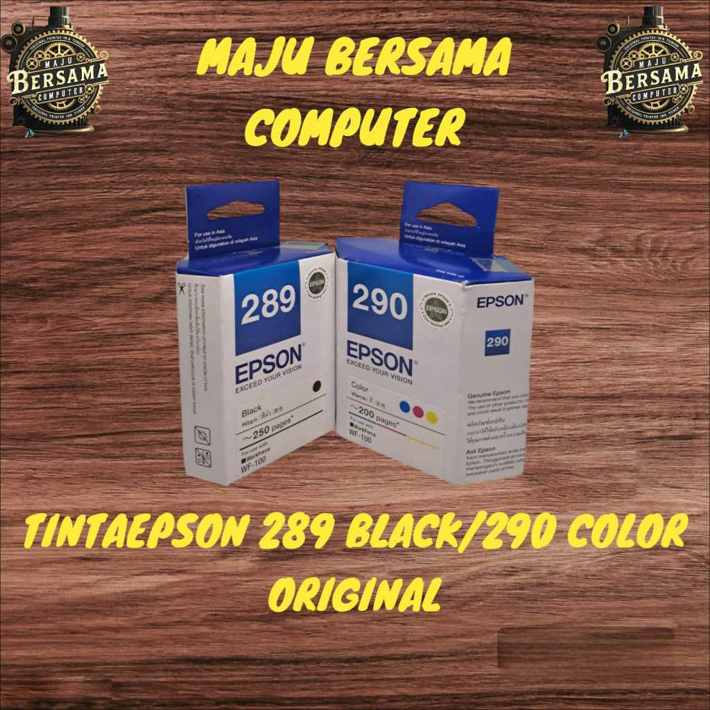 Jual Tinta Epson 289 Black/290 Color Original | Shopee Indonesia