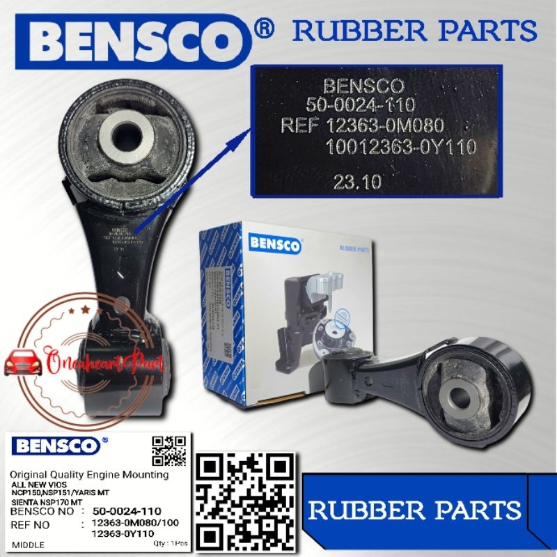 Jual ENGINE MOUNTING DUDUKAN MESIN BELAKANG ALL NEW VIOS YARIS NSP151 ...