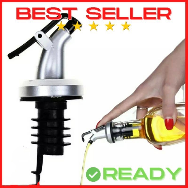 Jual Liquor Spirit bottle Pourer Penutup Botol Stainless Steel Flow ...