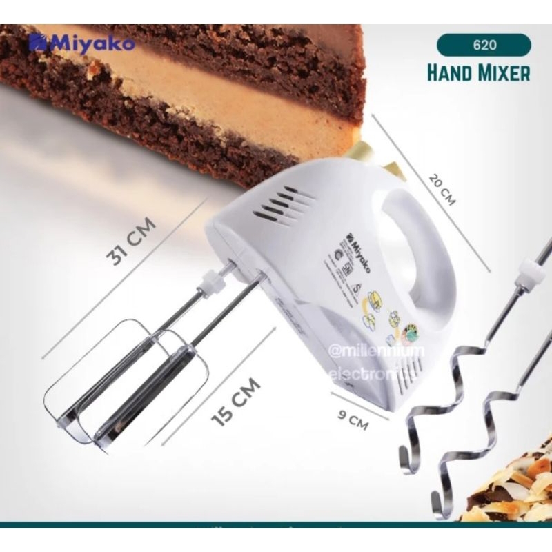 Hand Mixer Miyako HM-620 Original
