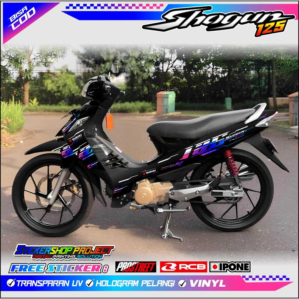 Jual STRIPING VARIASI SUZUKI SHOGUN 125 SP / STICKER LIST MOTOR SHOGUN ...