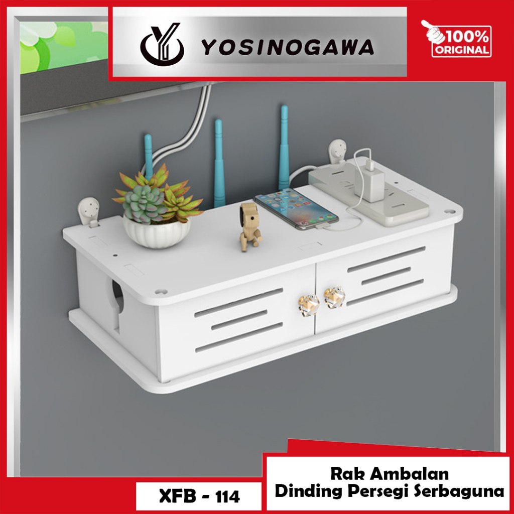 Jual YOSINOGAWA - Kotak penyimpanan router kotak hub nirkabel WiFi rak ...