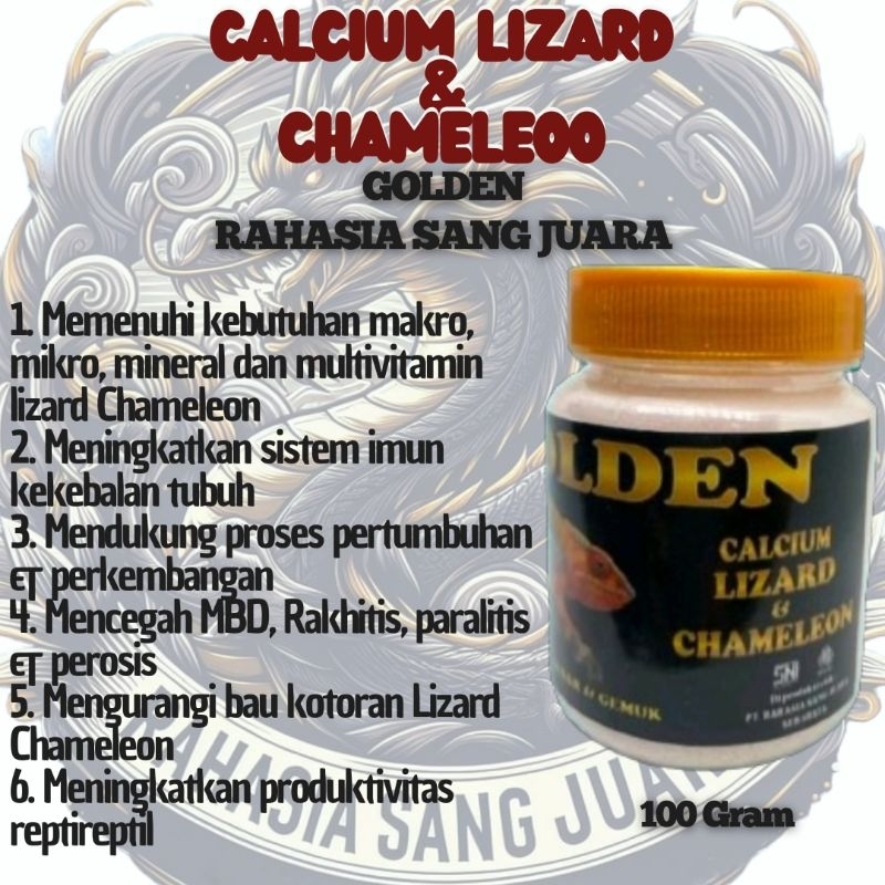 Jual CALCIUM LIZARD DAN CHAMELEON MENINGKATKAN SISTEM IMUN KEKEBALAN ...