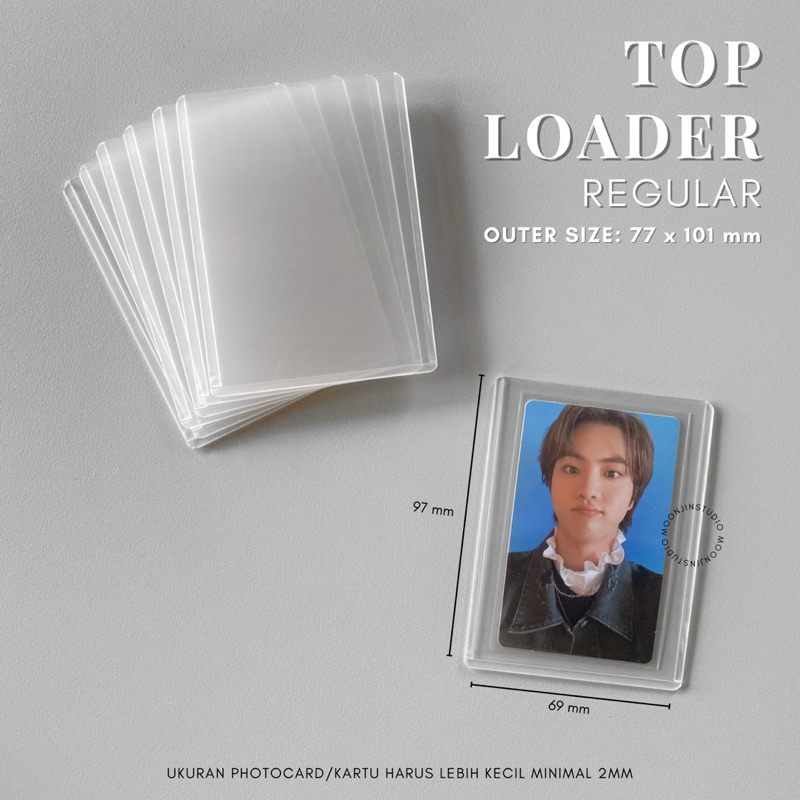 Jual [10pcs] Moonjin Studio Toploader Sideloader Clear Photocard MPC ...
