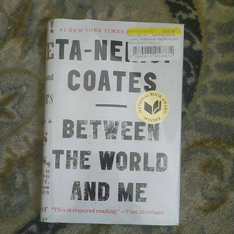 Jual Novel Between The World and Me Ta Nehisi Coates