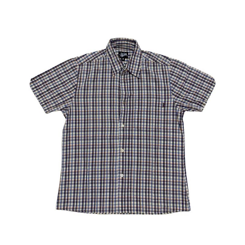 90s old gap stussy shirt チェック シャドー シャツ 90s old gap stussy shirt チェック シャドー シャツ