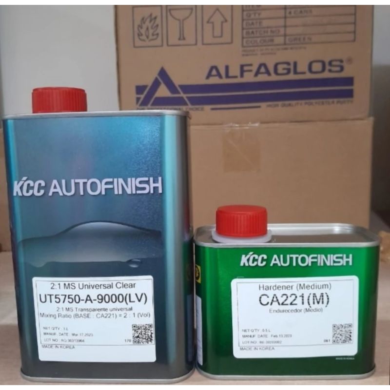 Jual NEW PORODUK CLEAR PERNISH KCC AUTOFINISH MS 2:1 UNIVERSAL CLEAR ...