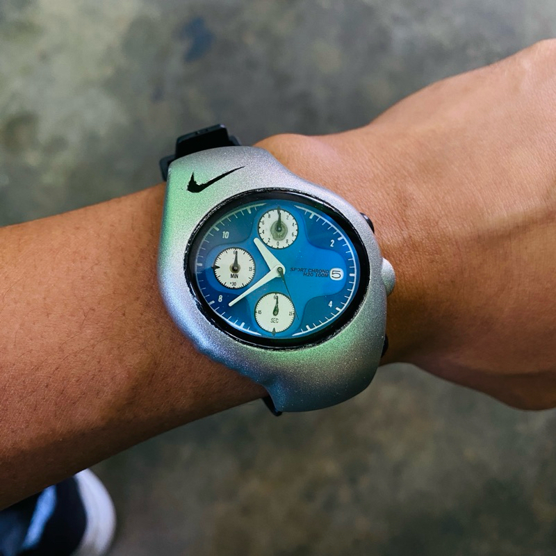 Jual jam nike triax chronograph seri vd57-5000 watch vintage