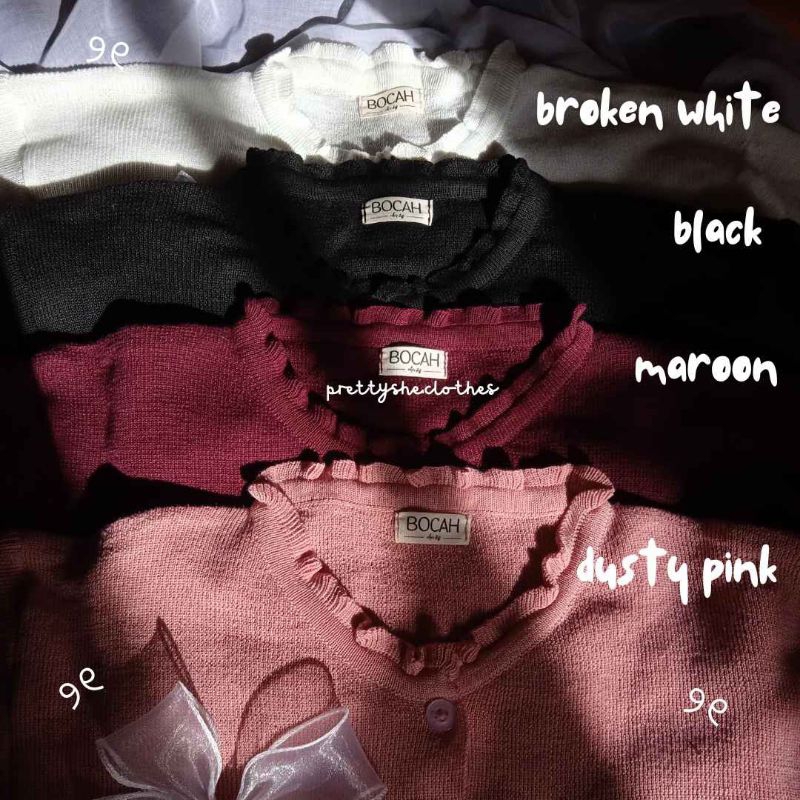 Jual PrettyShe - Cardigan Rajut Premium Murah Aesthetic Ritri Cardigan ...