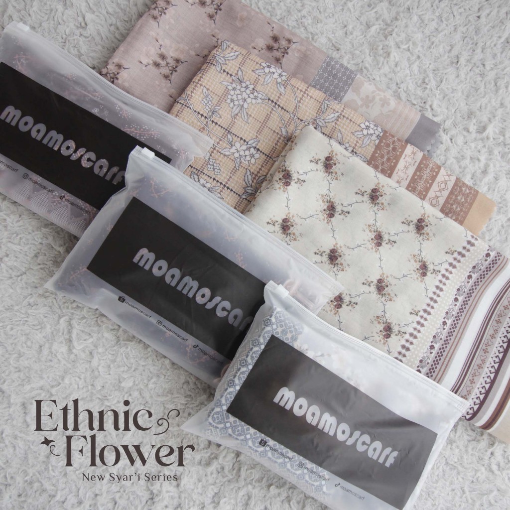 Jual hijab segi empat I jilbab 120x120 I moamo scarf I ethnic flower ...