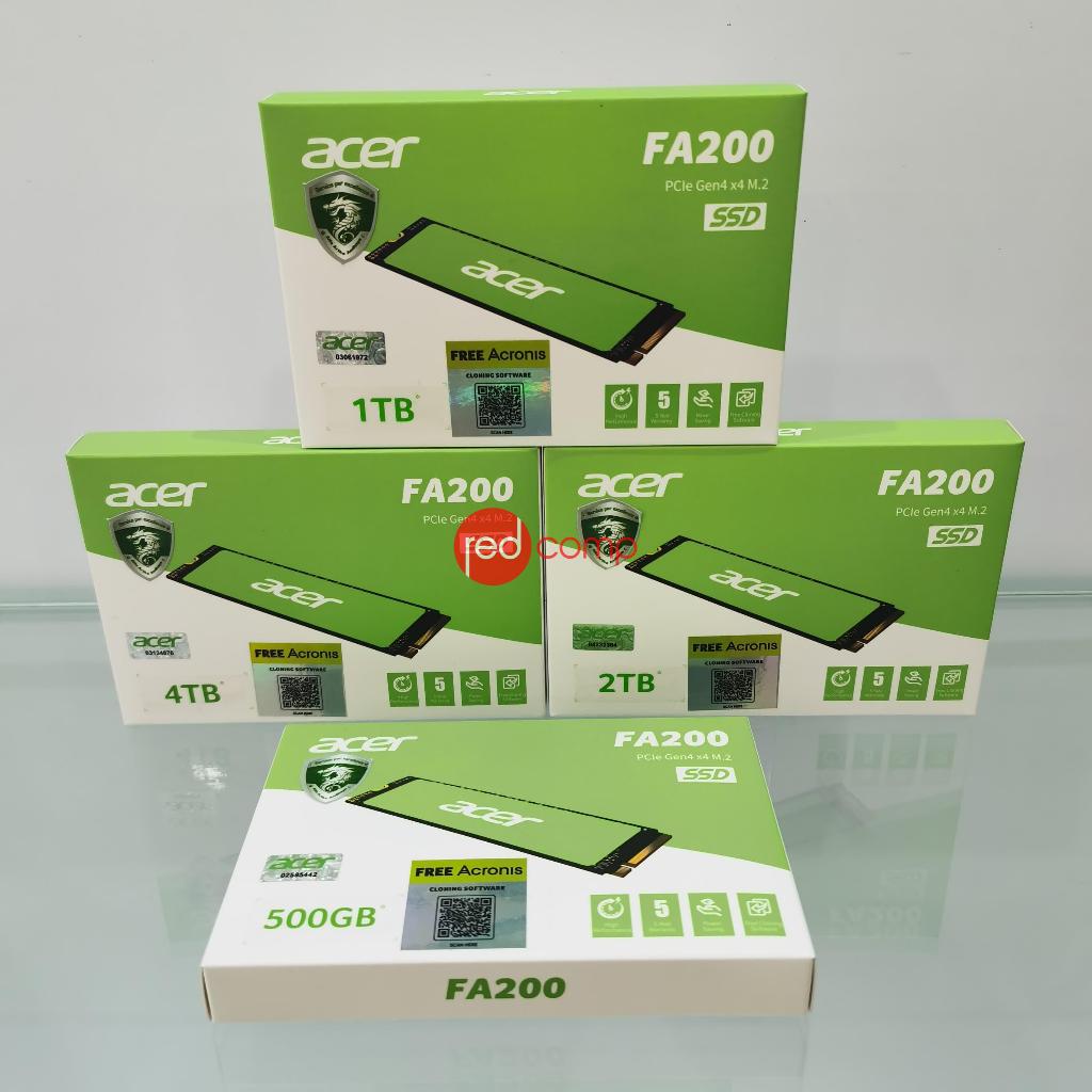 SSD Acer FA200 NVMe Gen4 De 4TB - Unidad De Estado Sólido Interna