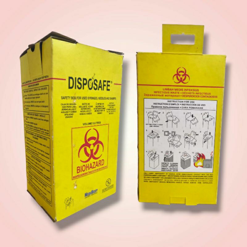 Jual DISPOSAFE-TEMPAT SAMPAH MEDIS/ WADAH LIMBAH MEDIS 5 LITER | Shopee ...