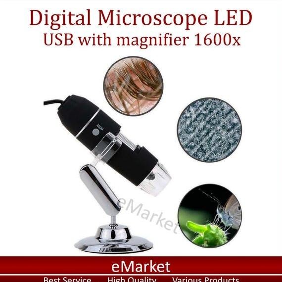 Jual Mikroskop Digital Elektronik Led 1600X - Usb Microscope Dengan ...